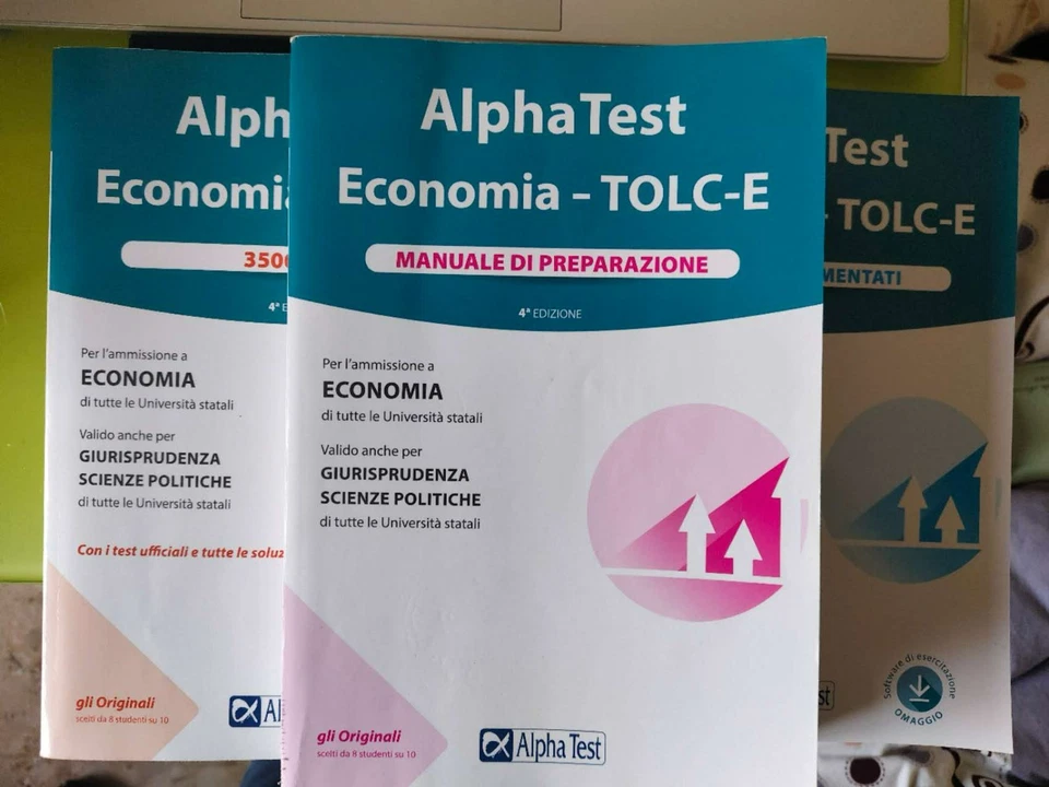 Alpha Test Economia TOLC-E 4 Edizione Kit completo di preparazione - Immagine 3 di 3