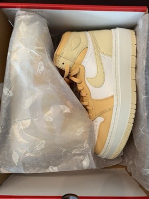Brand New Nike Jordan 1 Elevate Celestial Gold/muslinwhite Size 12