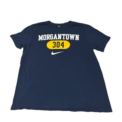 Nike Men's West Virginia Mountaineers Morgantown 304 T-Shirt - Size L - Used