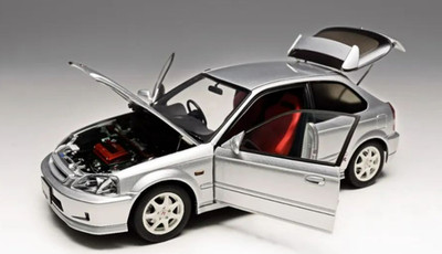 1/18 MotorHelix Honda Civic Type R ( EK9 ) RHD in Silver | eBay