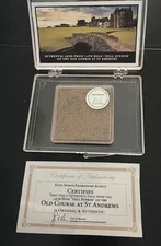 St Andrews Authentic Sand "Old Course"  Tiger Woods, Jack Nicklaus, British Open