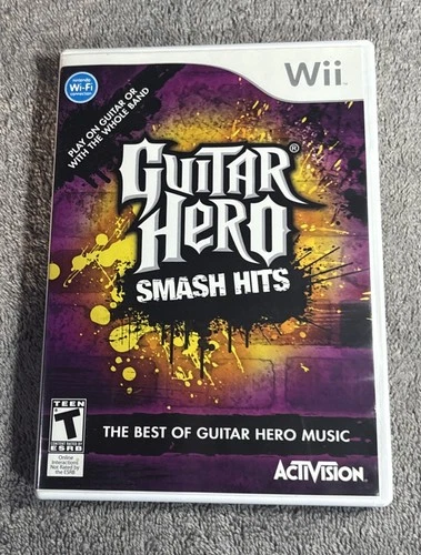 Guitar Hero: Smash Hits (Nintendo Wii, 2009) Complete - Tested