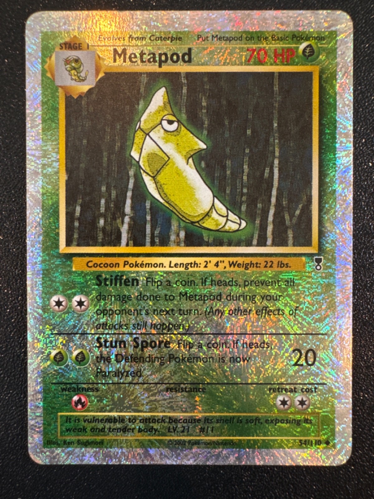 Metapod 54/110 Legendary Collection Reverse Holo NM/NM-