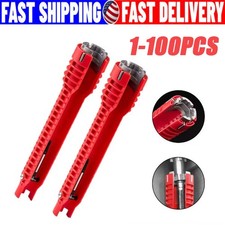 5 in 1 Faucet Sink Installer Home Multi Tool Pipe Wrench For Plumbers Homeowners