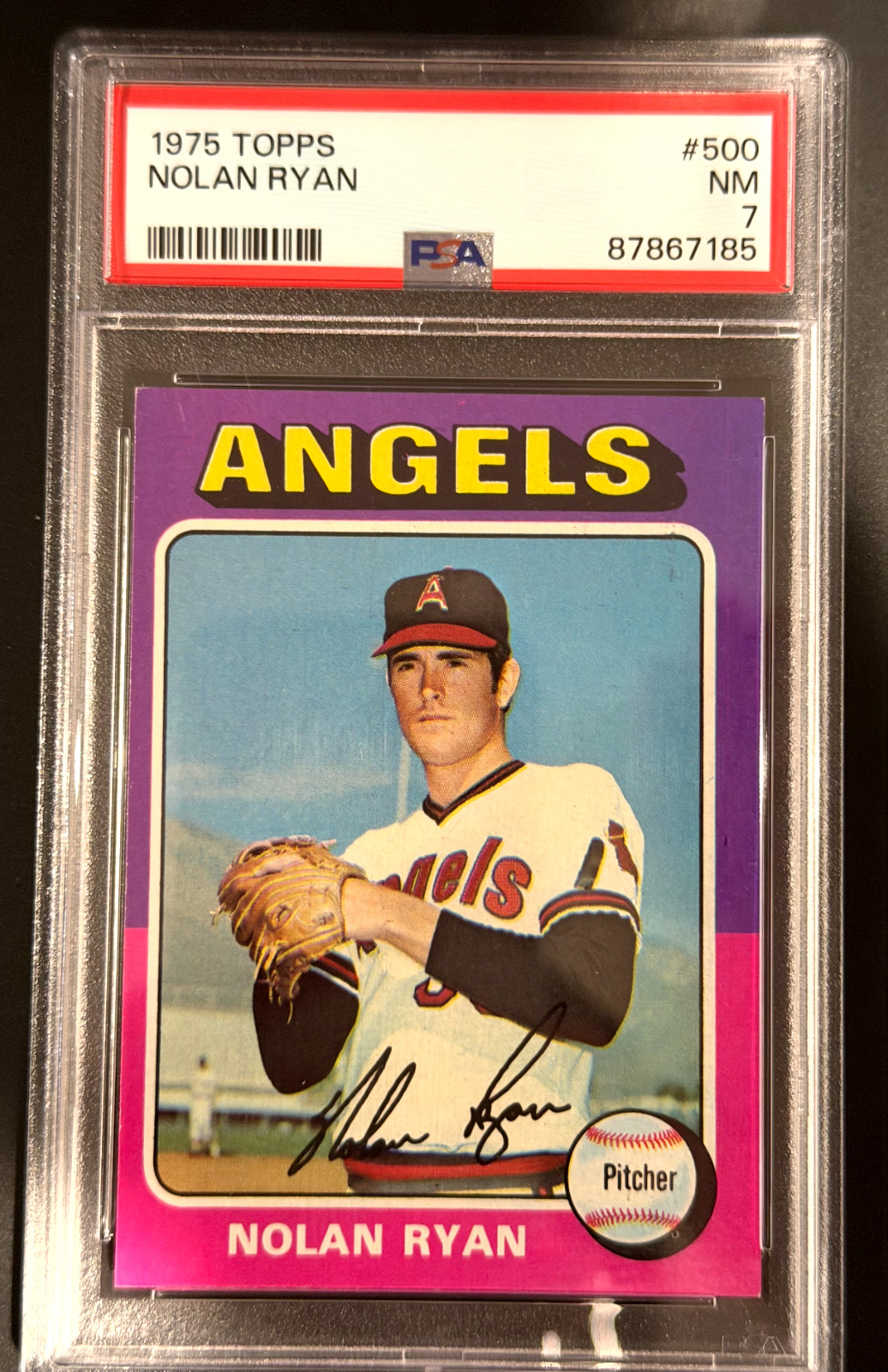 1975 Topps Nolan Ryan #500 PSA 7 NM