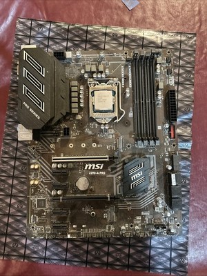 MSI Z390-A Pro, LGA 1151, Intel Motherboard With Intel Core I3 Processor And Fan