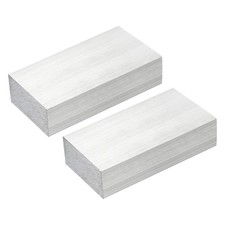 Image of 2pcs Square Aluminum Flat Bar 1" Thickness 2" Width 4" Length