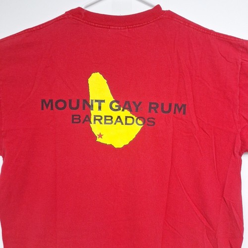 Mount Gay Rum Barbados - Men's Red XL T-Shirt - Picture 6 of 14