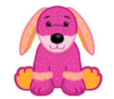 Webkinz Dazzle Dachshund HM473 RARE pink orange dog puppy Virtual code msgd