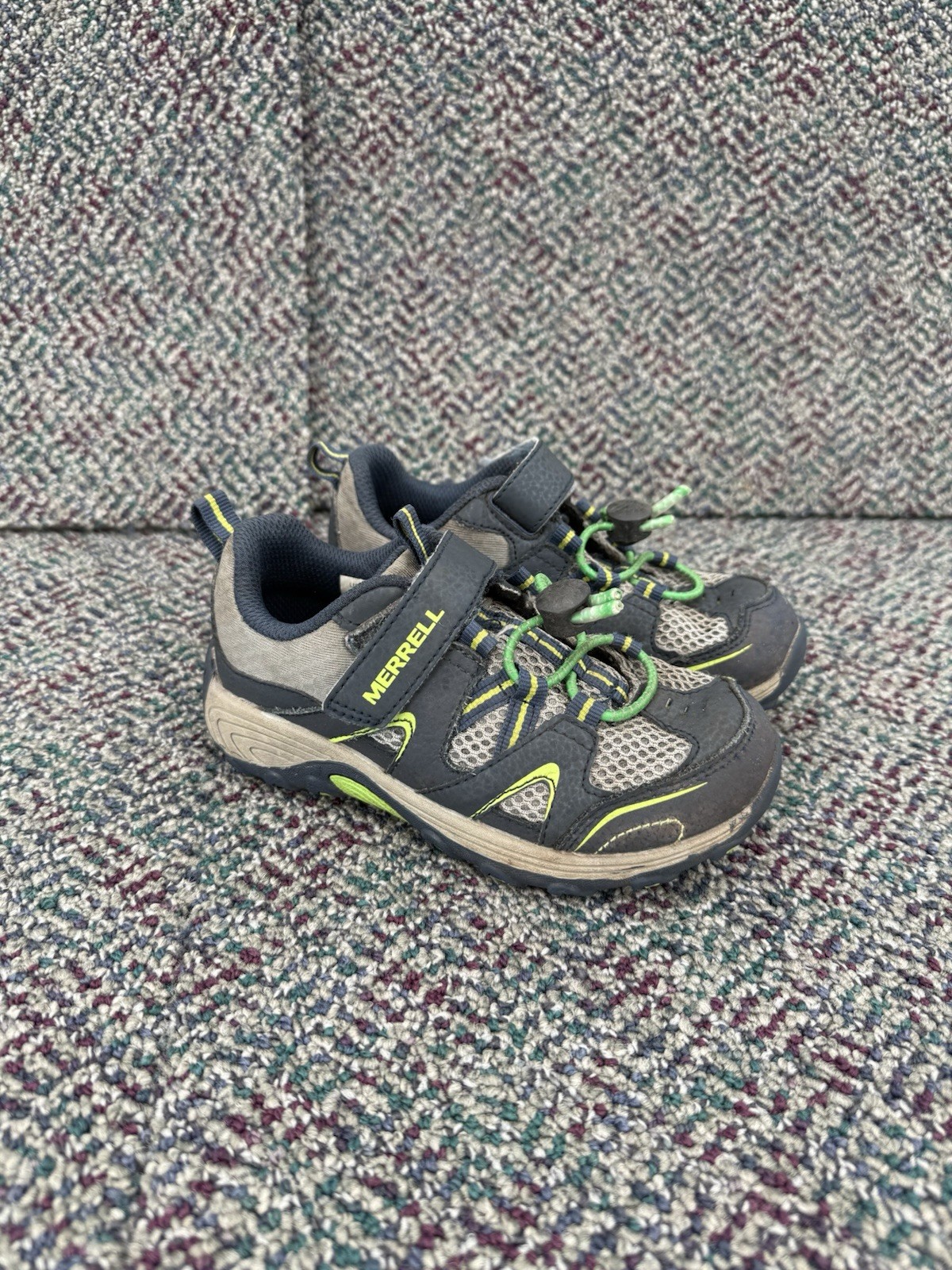 Merrell Trail Chaser Nero Verde Scarpe da Escursionismo Sneakers Bambini Taglia 11W