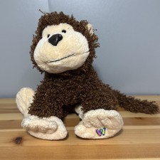 Ganz Webkinz Cheeky Monkey 8  Brown Beanbag P...