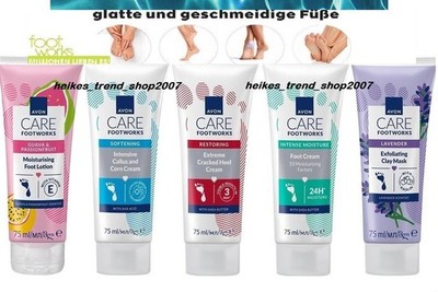 Avon Foot Works Fußcreme zur WAHL gegen Hornhaut Hühneraugen  rissige Fersen