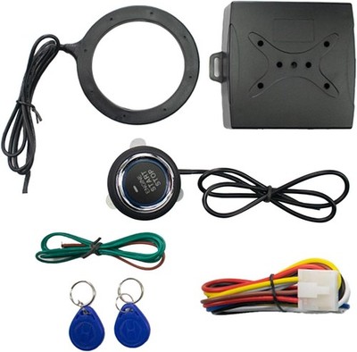 Universal Car Push Start Button Kit Keyless Entry Ignition System Anti-Theft 12V