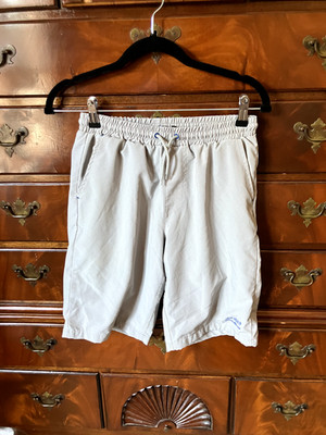 Eddie Bauer BOYS size L(14/116) fully mesh lined basketball shorts Grey