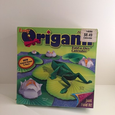 NEW Easy ORIGAMI Fold a Day CALENDAR 2007 Art Activity