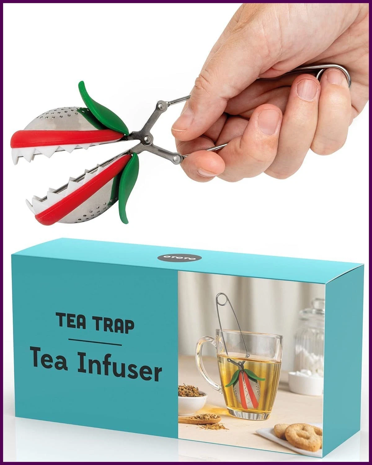 OTOTO Tea Trap Infuser – Novelty Venus Fly Trap for Loose Leaf Tea,
Opens in a new window or tab