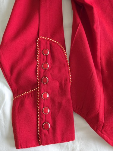 Scully Western Shirt Womens Large Pearl Snap Red Musical Notes Bar Honky-Tonk - Picture 6 of 13