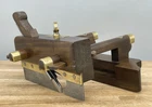 Vintage Griffiths Norwich Wood & Brass Sash Fillister Plane Plough Plane Tool