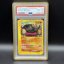 Golem 014/165 Spedizione Set Base Holo PSA 8 Carte Pokémon NM Vintage Holo 2002