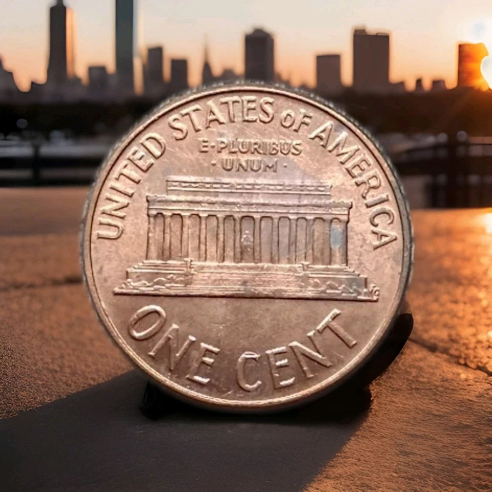 1961 Lincoln Memorial Cent DDO DDR Offstruck Lon Edge - Image 3 of 4