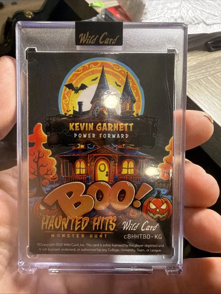 Comodín 2024 éxitos embrujados verdadero 1/1 Kevin Garnett Minnesota Timberwolves Foto 4 de 4