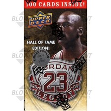 2009/10 UPPER DECK MICHAEL JORDAN LEGACY HOF ED BASKETBALL BOX SET BLOWOUT CARDS