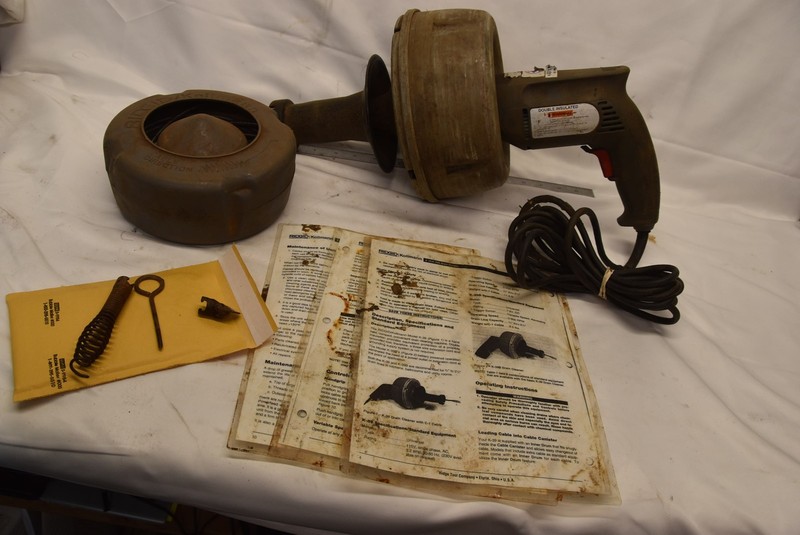 Ridgid Kollmann K-39 Electric Drain Cleaner Snake