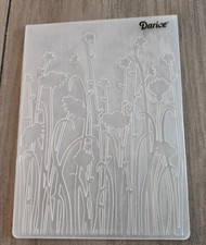 LOT OF 3 DIFFERENT FLOWER EMBOSSING FOLDERS -USED