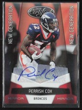 Perrish Cox Rookie 2010 Certified Mirror Red Signatures /250 #251 Broncos