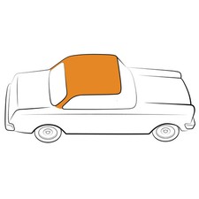 Plymouth Concord Headliner 1951-1952 2Dr Fastback Black Medium Gray Saddle