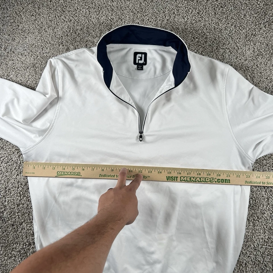 Suéter FootJoy X South Bend Country Club Para Hombre Mediano Golf 1/4 Cremallera Rendimiento Foto 4 de 4