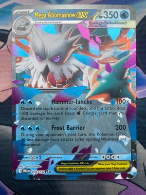 Pokémon Karte Mega Abomasnow ex 036/132 Mega Evolution Double Rare
