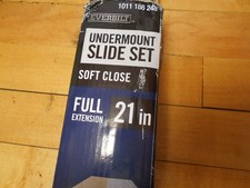 Everbilt Undermount Slide Set Soft Close Full Extension 21" 1011 186 248