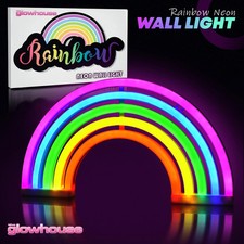 Colourful Rainbow LED Neon Light Stand Wall Bar Lamp Home Nursery Children Room