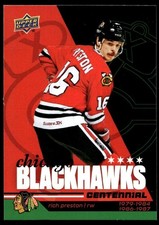 2025-26 Upper Deck Chicago Blackhawks Centennial Rich Preston #96