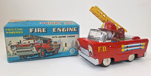 Tin Toy Fire Truck | eBay