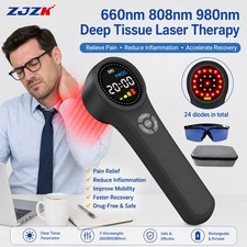 Medical Laser Treatment for Pain 660nm 810nm 980nm Red Light Therapy LLLT Device