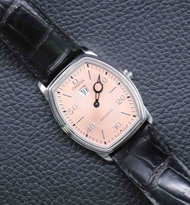 Omega De Ville 4853.61.11 Jumping Hour Fullset 1998 Box+Papers - 2 Jahre Garanti