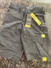 NWT Boy's LEE SPORT SERIES "Sure 2 Fit" Grey Active Stretch Short Size 14R