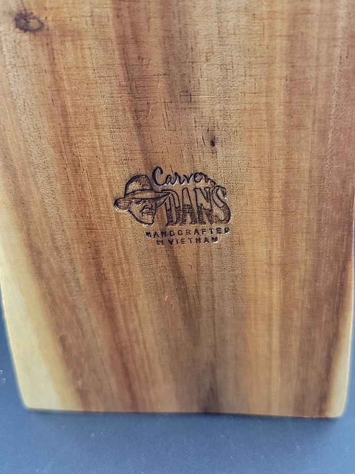 VTG CARVER DAN'S HANDCARVED WOOD SECRET PUZZLE BOX 6.5"×4"×2.5" EXQUISITE! - Image 4 of 4