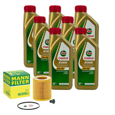 7L CASTROL EDGE 5W-30 M LL-04 Motoröl MANN Ölfilter für BMW N51 N52 N53 N54 N55