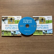 Wii Sports Nintendo Wii, 2006 Disc, Sleeve, Manual CIB Tested