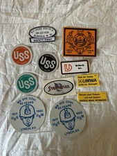 Small Lot of Coal Mining Stickers Eastern KY And UMWA Qty. 11 Mostly 1980s