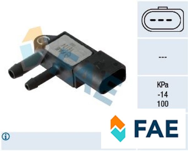 FAE 16124 Sensor FüR Abgasdruck Sensor Abgasdruck Abgasdrucksensor-image