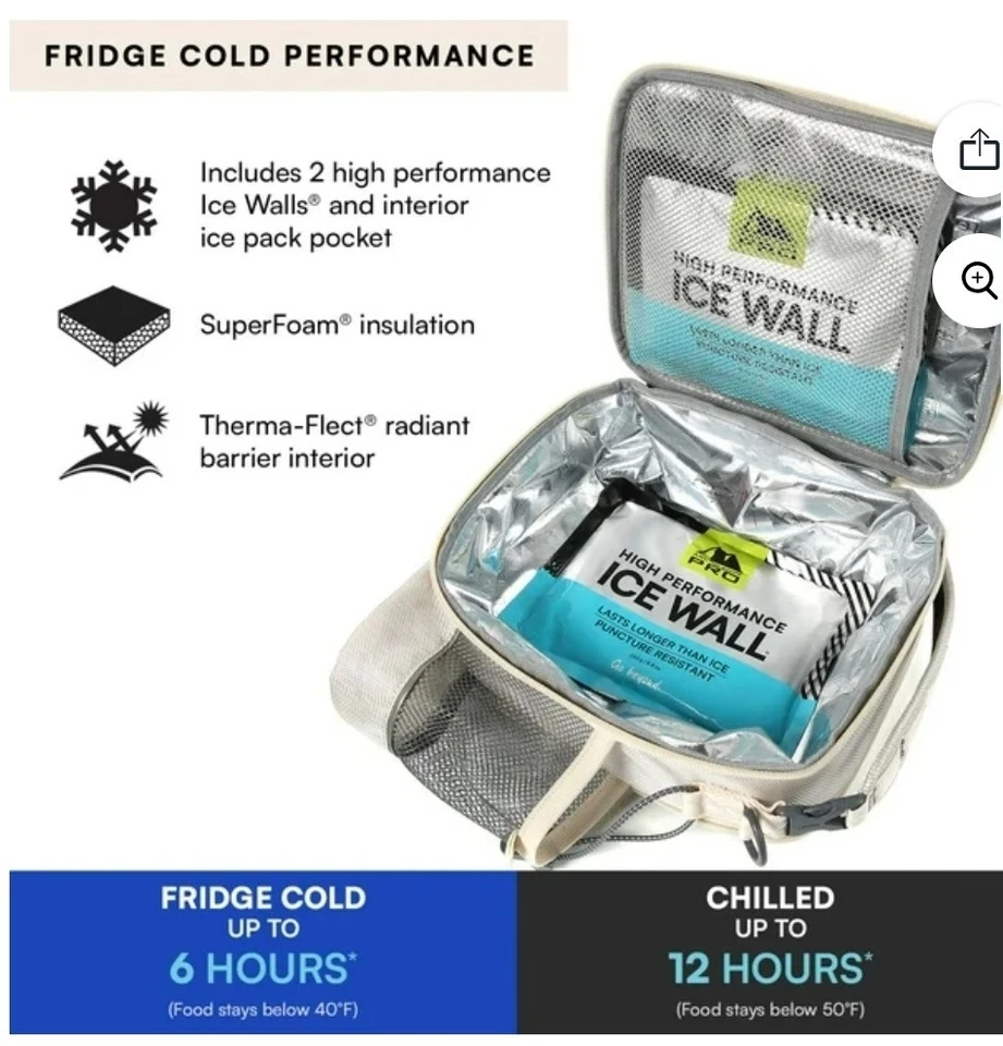 Lancheira expansível Arctic Zone Pro, com recipientes de alimentos e garrafa (ESCOLHA A COR) - Imagem 3 de 4