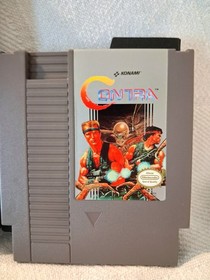 Contra Nintendo NES Box Manual Book Inserts Complete CIB Konami Near Mint