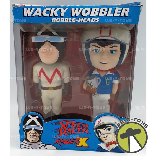 Speed Racer On Wacky Races Speed Racer racer X Wacky Wobbler Bobble-Heads Figure Two Set 2007 ...