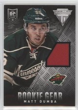 2013-14 Panini Rookie Anthology Titanium Update Gear Matt Dumba #RG-MDB 1o3