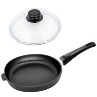 Eurolux Guss Bratpfanne 20 Cm Deckel Griff Abnehmbar Antihaft Beschichtet Pfanne