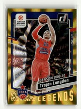 Trajan Langdon 2023-24 Panini Donruss EuroLeague Legends Gold Laser 10/10 [wyf12